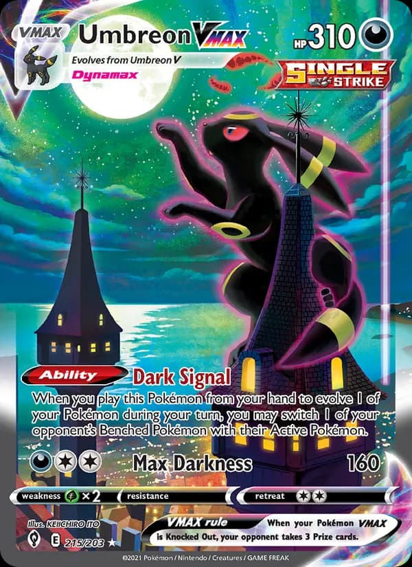 Umbreon VMAX, Evolving Skies, 215/203